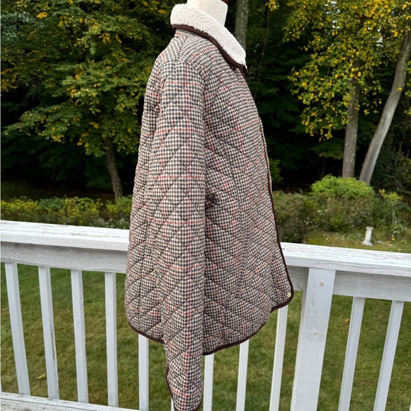 LAUREN RALPH LAUREN‎ BEIGE QUILTED COAT JACKET SIZE XL - Picture 5 of 12